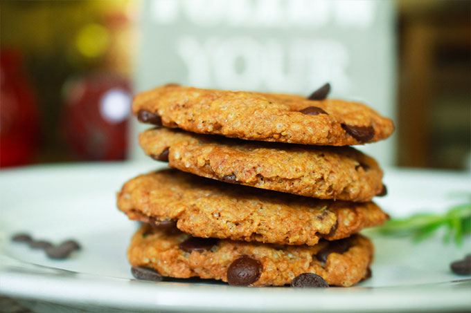 Vegan Cookies con romero y chocochips