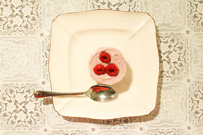 Raspberry mini cheesecakes