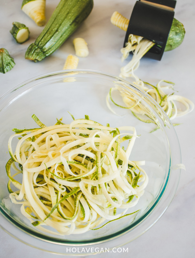 Arriba 45+ imagen fideos de zucchini receta