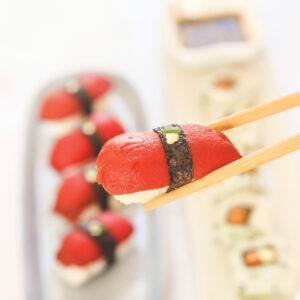 Curso de sushi plant-based